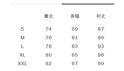 ノースフェイス マウンテンジャケット 実寸サイズ表