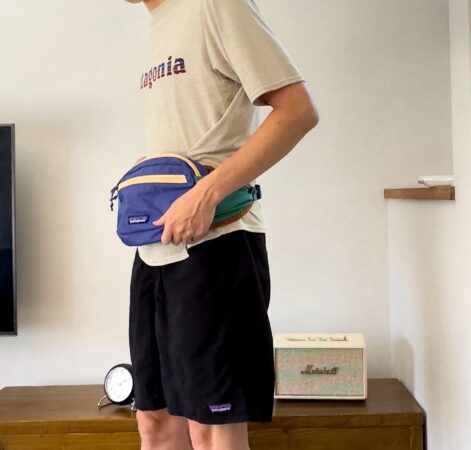 テラヴィア ヒップパック 4L ウエスト装着 斜め