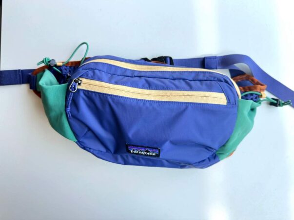 テラヴィア ヒップパック 4L 収納後のシルエット