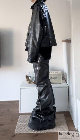 LTPレザー セットアップ着用 側面