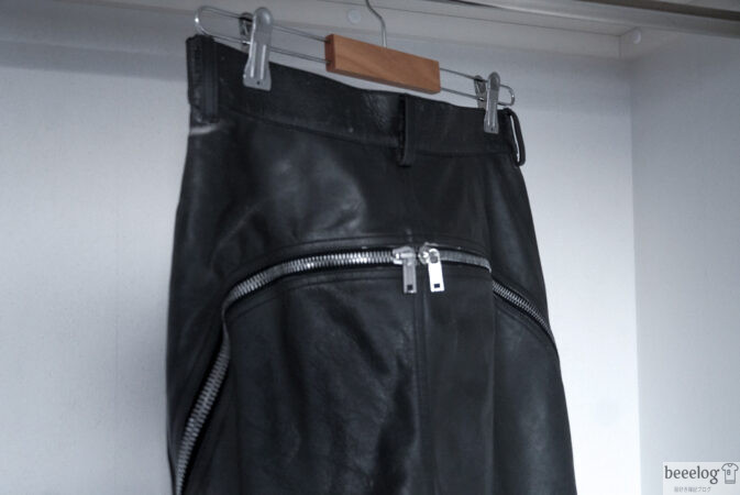 Bolan Banana レザー 上部ディテール