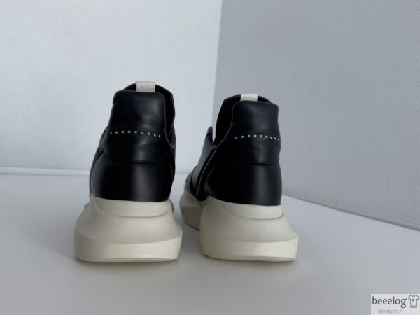 Rick Owens Geth Runnerのヒール部分