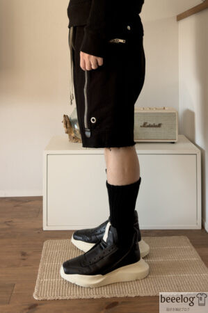 Rick Owens Geth Runnerの着用イメージ(正面)